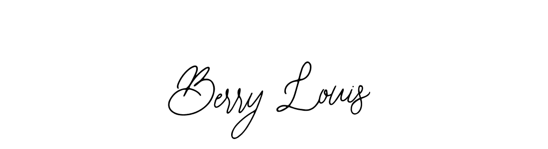 How to make Berry Louis name signature. Use Bearetta-2O07w style for creating short signs online. This is the latest handwritten sign. Berry Louis signature style 12 images and pictures png