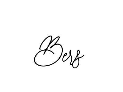Create a beautiful signature design for name Bers. With this signature (Bearetta-2O07w) fonts, you can make a handwritten signature for free. Bers signature style 12 images and pictures png