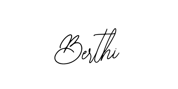 How to make Berthi name signature. Use Bearetta-2O07w style for creating short signs online. This is the latest handwritten sign. Berthi signature style 12 images and pictures png