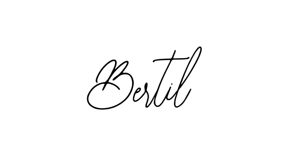 Use a signature maker to create a handwritten signature online. With this signature software, you can design (Bearetta-2O07w) your own signature for name Bertil. Bertil signature style 12 images and pictures png