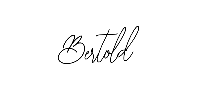 How to make Bertold signature? Bearetta-2O07w is a professional autograph style. Create handwritten signature for Bertold name. Bertold signature style 12 images and pictures png