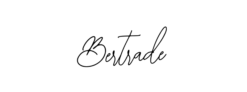 How to make Bertrade name signature. Use Bearetta-2O07w style for creating short signs online. This is the latest handwritten sign. Bertrade signature style 12 images and pictures png