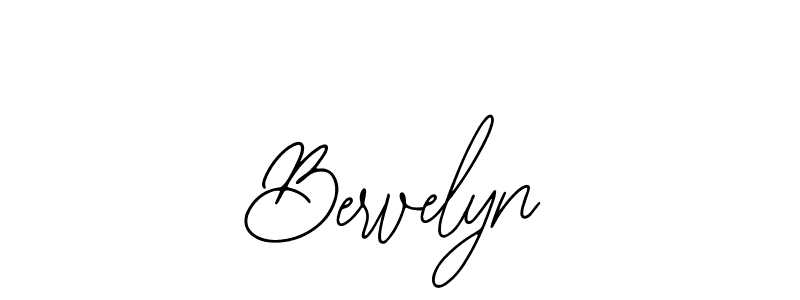 How to make Bervelyn name signature. Use Bearetta-2O07w style for creating short signs online. This is the latest handwritten sign. Bervelyn signature style 12 images and pictures png