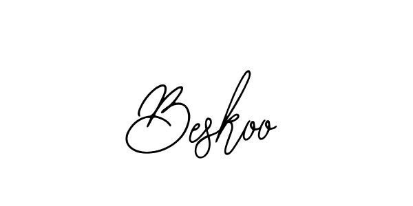 Make a beautiful signature design for name Beskoo. With this signature (Bearetta-2O07w) style, you can create a handwritten signature for free. Beskoo signature style 12 images and pictures png