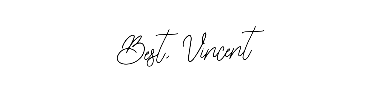 Similarly Bearetta-2O07w is the best handwritten signature design. Signature creator online .You can use it as an online autograph creator for name Best, Vincent. Best, Vincent signature style 12 images and pictures png