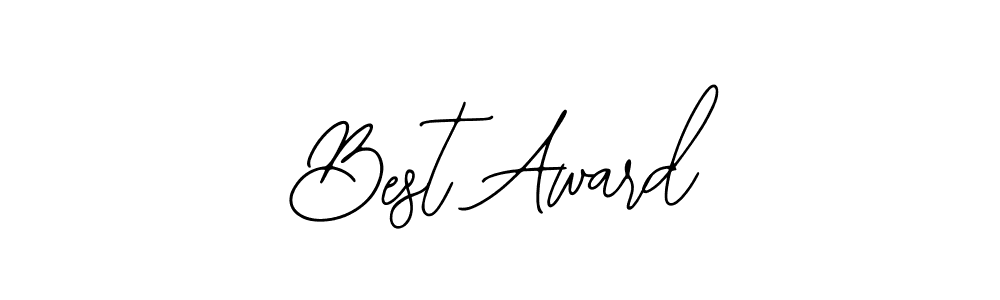 Bearetta-2O07w is a professional signature style that is perfect for those who want to add a touch of class to their signature. It is also a great choice for those who want to make their signature more unique. Get Best Award name to fancy signature for free. Best Award signature style 12 images and pictures png