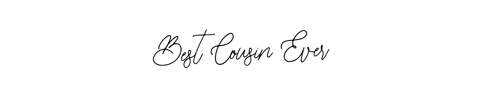 How to make Best Cousin Ever name signature. Use Bearetta-2O07w style for creating short signs online. This is the latest handwritten sign. Best Cousin Ever signature style 12 images and pictures png