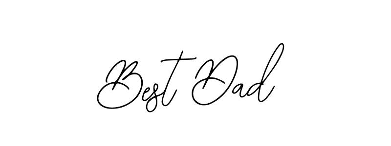 You should practise on your own different ways (Bearetta-2O07w) to write your name (Best Dad) in signature. don't let someone else do it for you. Best Dad signature style 12 images and pictures png