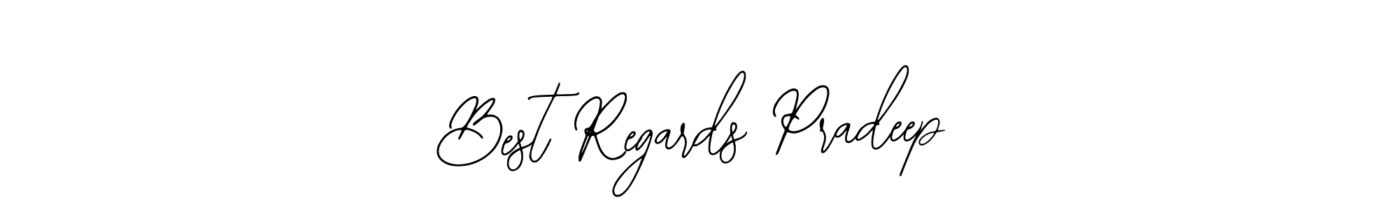 Make a beautiful signature design for name Best Regards Pradeep. Use this online signature maker to create a handwritten signature for free. Best Regards Pradeep signature style 12 images and pictures png