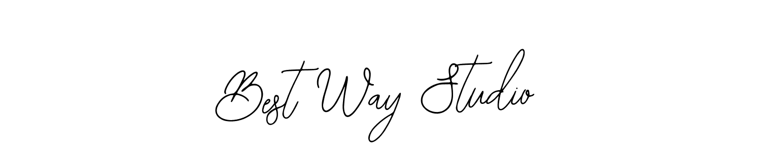 Make a beautiful signature design for name Best Way Studio. Use this online signature maker to create a handwritten signature for free. Best Way Studio signature style 12 images and pictures png