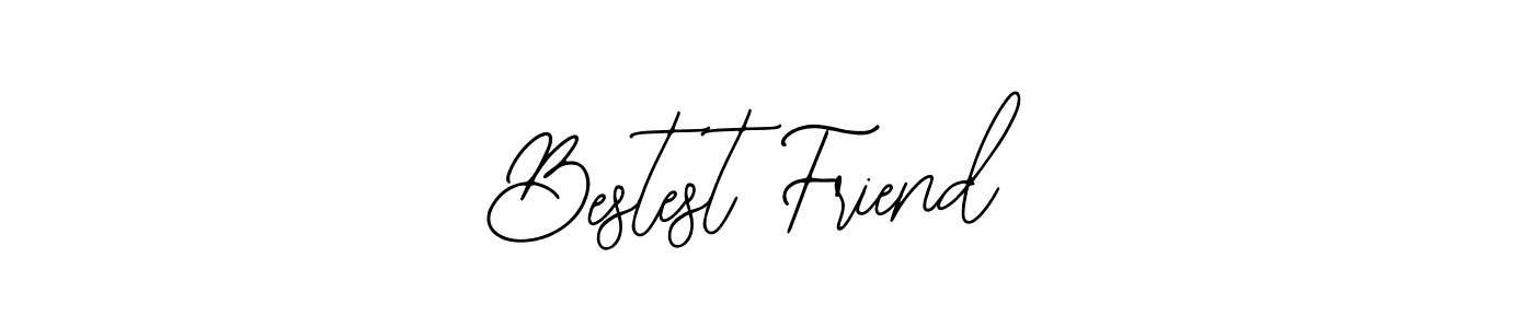 The best way (Bearetta-2O07w) to make a short signature is to pick only two or three words in your name. The name Bestest Friend include a total of six letters. For converting this name. Bestest Friend signature style 12 images and pictures png