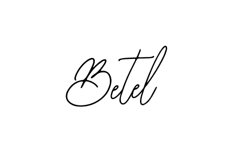 You should practise on your own different ways (Bearetta-2O07w) to write your name (Betel) in signature. don't let someone else do it for you. Betel signature style 12 images and pictures png