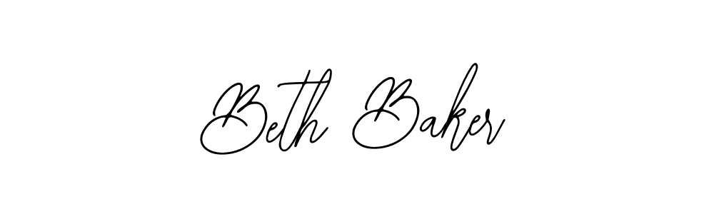 Use a signature maker to create a handwritten signature online. With this signature software, you can design (Bearetta-2O07w) your own signature for name Beth Baker. Beth Baker signature style 12 images and pictures png