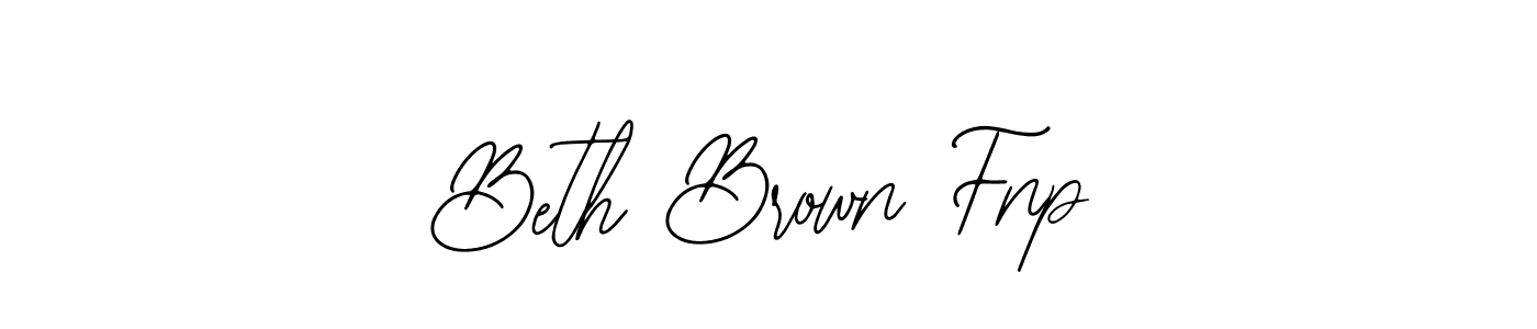 Make a beautiful signature design for name Beth Brown Fnp. With this signature (Bearetta-2O07w) style, you can create a handwritten signature for free. Beth Brown Fnp signature style 12 images and pictures png