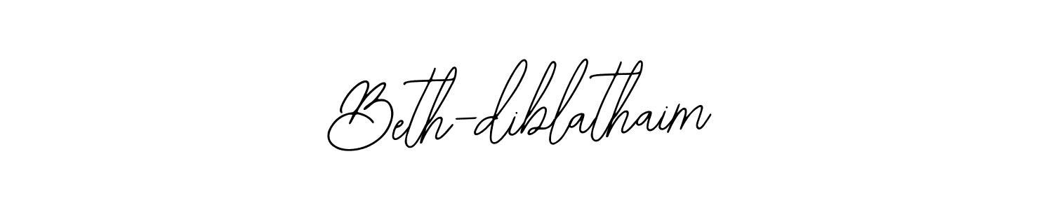 Also we have Beth-diblathaim name is the best signature style. Create professional handwritten signature collection using Bearetta-2O07w autograph style. Beth-diblathaim signature style 12 images and pictures png