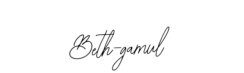 The best way (Bearetta-2O07w) to make a short signature is to pick only two or three words in your name. The name Beth-gamul include a total of six letters. For converting this name. Beth-gamul signature style 12 images and pictures png