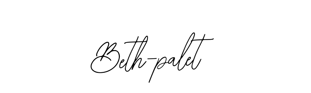 Use a signature maker to create a handwritten signature online. With this signature software, you can design (Bearetta-2O07w) your own signature for name Beth-palet. Beth-palet signature style 12 images and pictures png