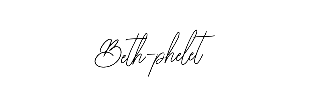 How to make Beth-phelet signature? Bearetta-2O07w is a professional autograph style. Create handwritten signature for Beth-phelet name. Beth-phelet signature style 12 images and pictures png