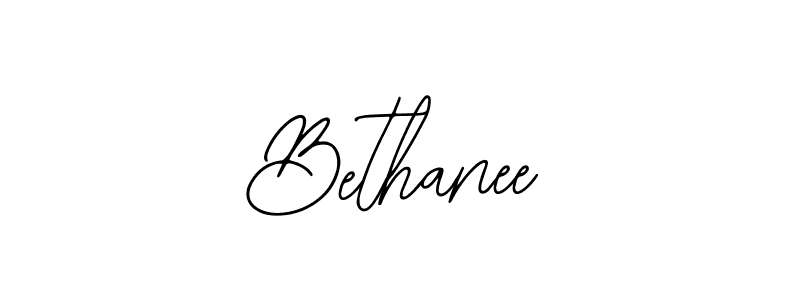 You should practise on your own different ways (Bearetta-2O07w) to write your name (Bethanee) in signature. don't let someone else do it for you. Bethanee signature style 12 images and pictures png