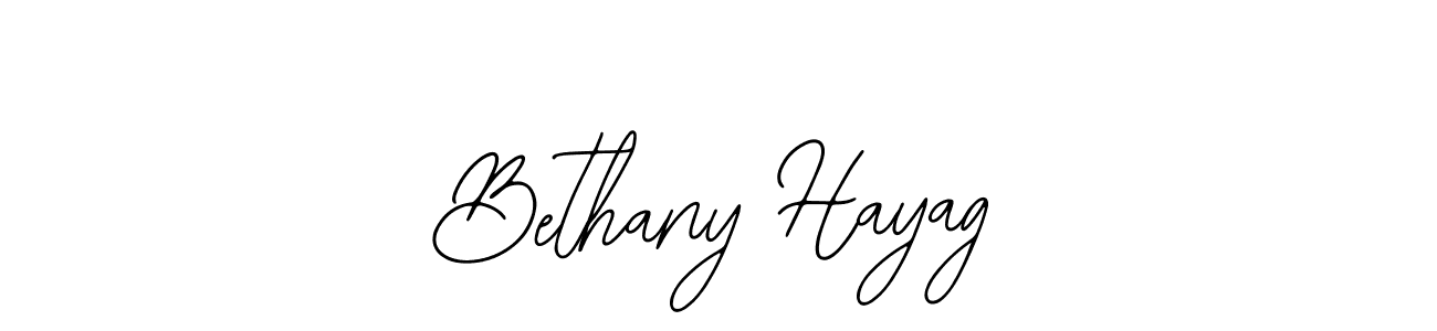 How to make Bethany Hayag signature? Bearetta-2O07w is a professional autograph style. Create handwritten signature for Bethany Hayag name. Bethany Hayag signature style 12 images and pictures png