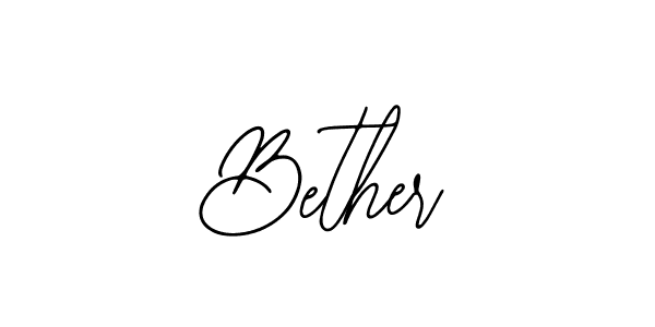 Also we have Bether name is the best signature style. Create professional handwritten signature collection using Bearetta-2O07w autograph style. Bether signature style 12 images and pictures png