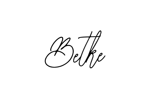 Create a beautiful signature design for name Betke. With this signature (Bearetta-2O07w) fonts, you can make a handwritten signature for free. Betke signature style 12 images and pictures png