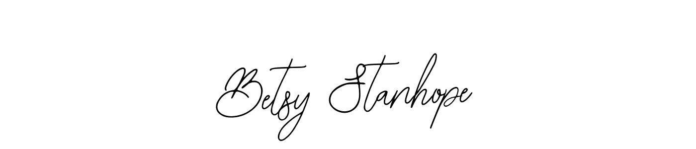 How to make Betsy Stanhope name signature. Use Bearetta-2O07w style for creating short signs online. This is the latest handwritten sign. Betsy Stanhope signature style 12 images and pictures png