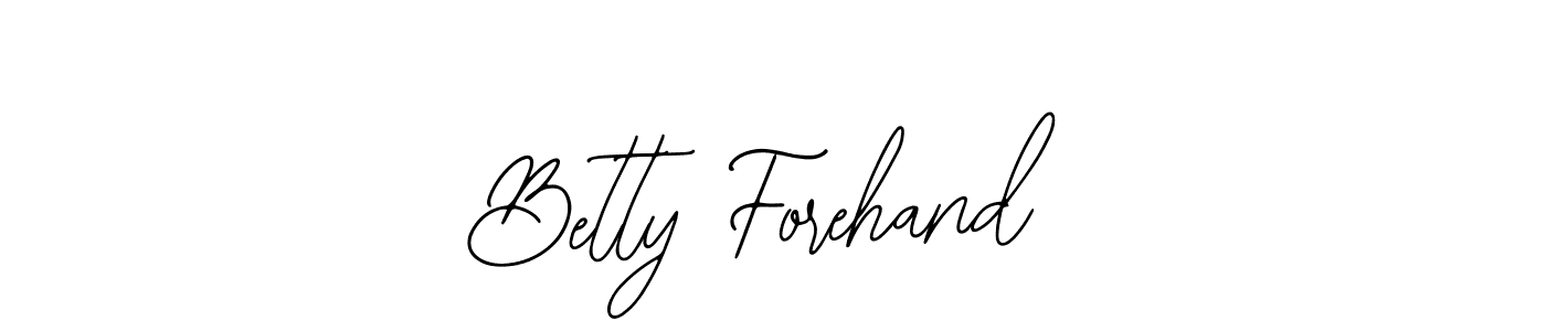 The best way (Bearetta-2O07w) to make a short signature is to pick only two or three words in your name. The name Betty Forehand include a total of six letters. For converting this name. Betty Forehand signature style 12 images and pictures png