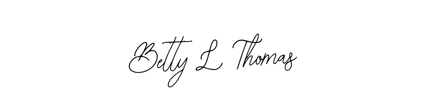 Similarly Bearetta-2O07w is the best handwritten signature design. Signature creator online .You can use it as an online autograph creator for name Betty L Thomas. Betty L Thomas signature style 12 images and pictures png