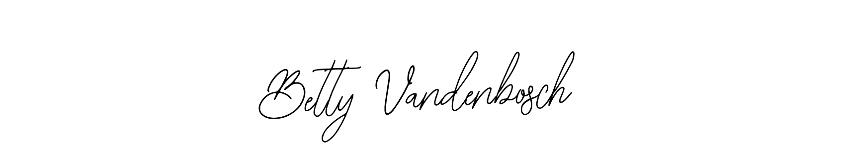 Bearetta-2O07w is a professional signature style that is perfect for those who want to add a touch of class to their signature. It is also a great choice for those who want to make their signature more unique. Get Betty Vandenbosch name to fancy signature for free. Betty Vandenbosch signature style 12 images and pictures png