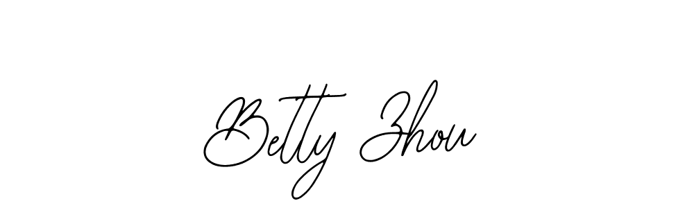Use a signature maker to create a handwritten signature online. With this signature software, you can design (Bearetta-2O07w) your own signature for name Betty Zhou. Betty Zhou signature style 12 images and pictures png