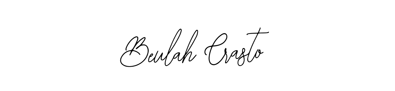 Make a beautiful signature design for name Beulah Crasto. Use this online signature maker to create a handwritten signature for free. Beulah Crasto signature style 12 images and pictures png