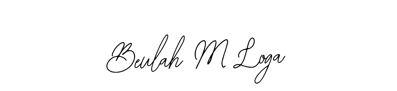 See photos of Beulah M Loga official signature by Spectra . Check more albums & portfolios. Read reviews & check more about Bearetta-2O07w font. Beulah M Loga signature style 12 images and pictures png