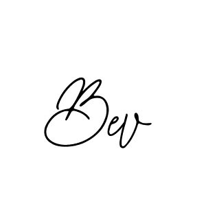 How to make Bev signature? Bearetta-2O07w is a professional autograph style. Create handwritten signature for Bev name. Bev signature style 12 images and pictures png