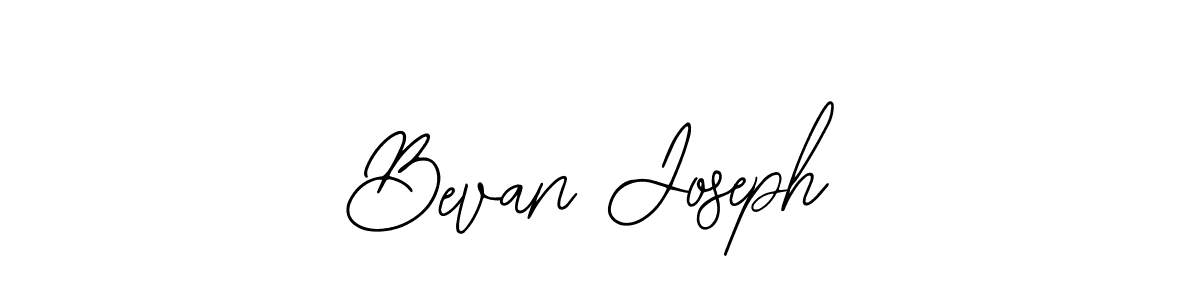 Also You can easily find your signature by using the search form. We will create Bevan Joseph name handwritten signature images for you free of cost using Bearetta-2O07w sign style. Bevan Joseph signature style 12 images and pictures png