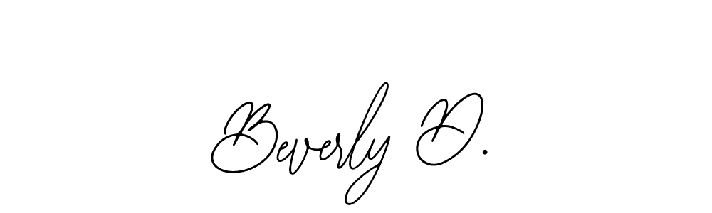 Make a beautiful signature design for name Beverly D.. With this signature (Bearetta-2O07w) style, you can create a handwritten signature for free. Beverly D. signature style 12 images and pictures png