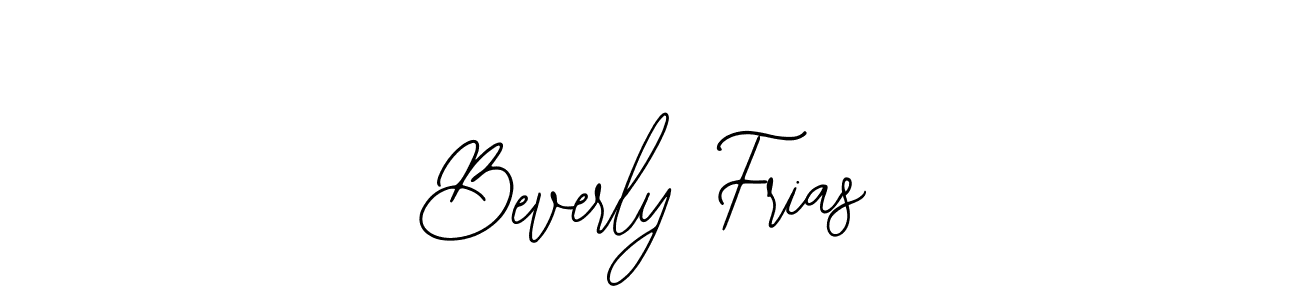 Make a beautiful signature design for name Beverly Frias. Use this online signature maker to create a handwritten signature for free. Beverly Frias signature style 12 images and pictures png