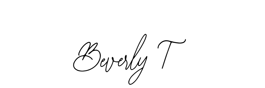 Use a signature maker to create a handwritten signature online. With this signature software, you can design (Bearetta-2O07w) your own signature for name Beverly T. Beverly T signature style 12 images and pictures png