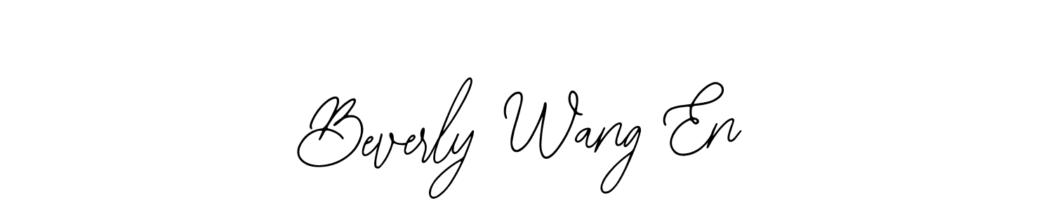 Beverly Wang En stylish signature style. Best Handwritten Sign (Bearetta-2O07w) for my name. Handwritten Signature Collection Ideas for my name Beverly Wang En. Beverly Wang En signature style 12 images and pictures png