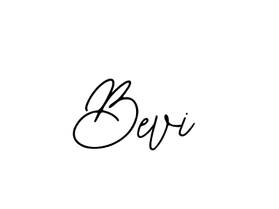 Design your own signature with our free online signature maker. With this signature software, you can create a handwritten (Bearetta-2O07w) signature for name Bevi. Bevi signature style 12 images and pictures png