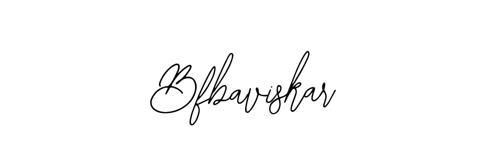 Make a short Bfbaviskar signature style. Manage your documents anywhere anytime using Bearetta-2O07w. Create and add eSignatures, submit forms, share and send files easily. Bfbaviskar signature style 12 images and pictures png