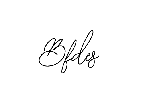 How to make Bfdes name signature. Use Bearetta-2O07w style for creating short signs online. This is the latest handwritten sign. Bfdes signature style 12 images and pictures png