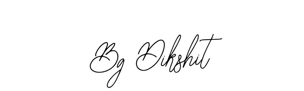 How to make Bg Dikshit signature? Bearetta-2O07w is a professional autograph style. Create handwritten signature for Bg Dikshit name. Bg Dikshit signature style 12 images and pictures png