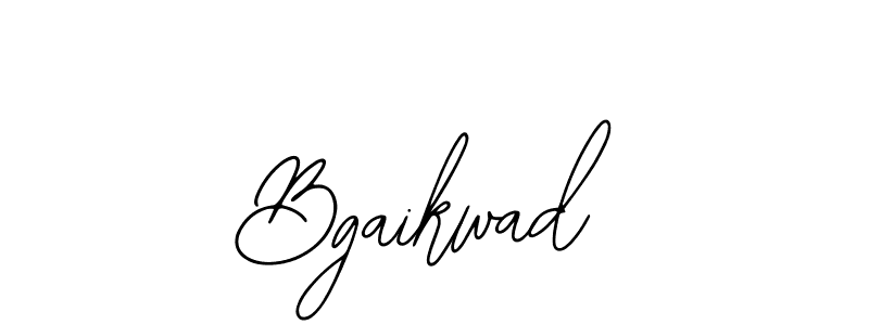 How to make Bgaikwad name signature. Use Bearetta-2O07w style for creating short signs online. This is the latest handwritten sign. Bgaikwad signature style 12 images and pictures png