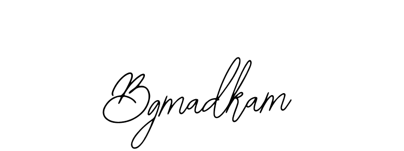 Create a beautiful signature design for name Bgmadkam. With this signature (Bearetta-2O07w) fonts, you can make a handwritten signature for free. Bgmadkam signature style 12 images and pictures png