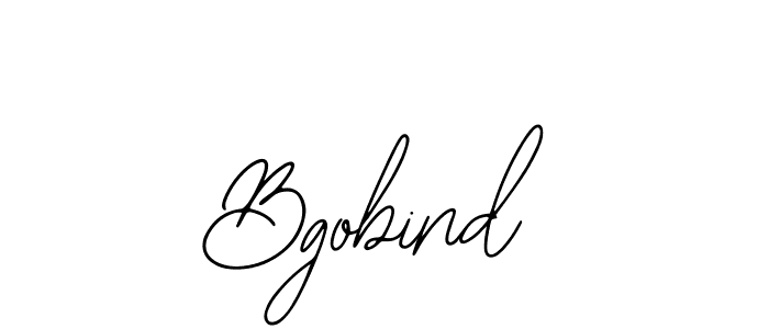 Make a beautiful signature design for name Bgobind. Use this online signature maker to create a handwritten signature for free. Bgobind signature style 12 images and pictures png