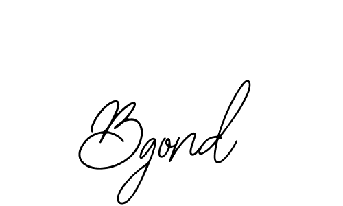 How to make Bgond signature? Bearetta-2O07w is a professional autograph style. Create handwritten signature for Bgond name. Bgond signature style 12 images and pictures png