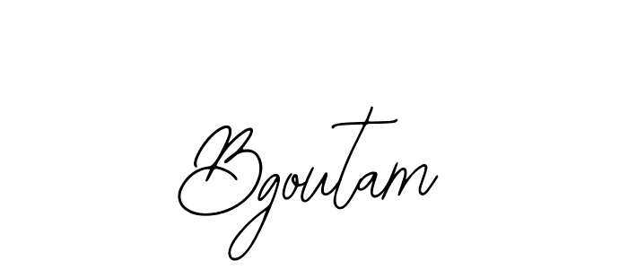 Design your own signature with our free online signature maker. With this signature software, you can create a handwritten (Bearetta-2O07w) signature for name Bgoutam. Bgoutam signature style 12 images and pictures png