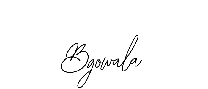 How to make Bgowala name signature. Use Bearetta-2O07w style for creating short signs online. This is the latest handwritten sign. Bgowala signature style 12 images and pictures png