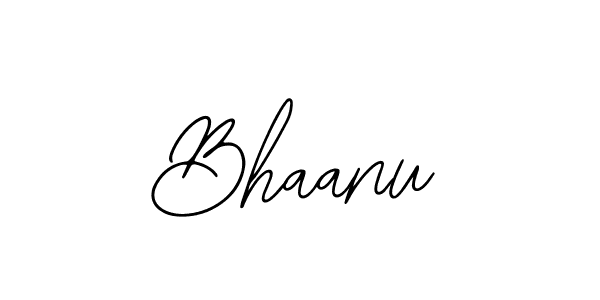 Use a signature maker to create a handwritten signature online. With this signature software, you can design (Bearetta-2O07w) your own signature for name Bhaanu. Bhaanu signature style 12 images and pictures png